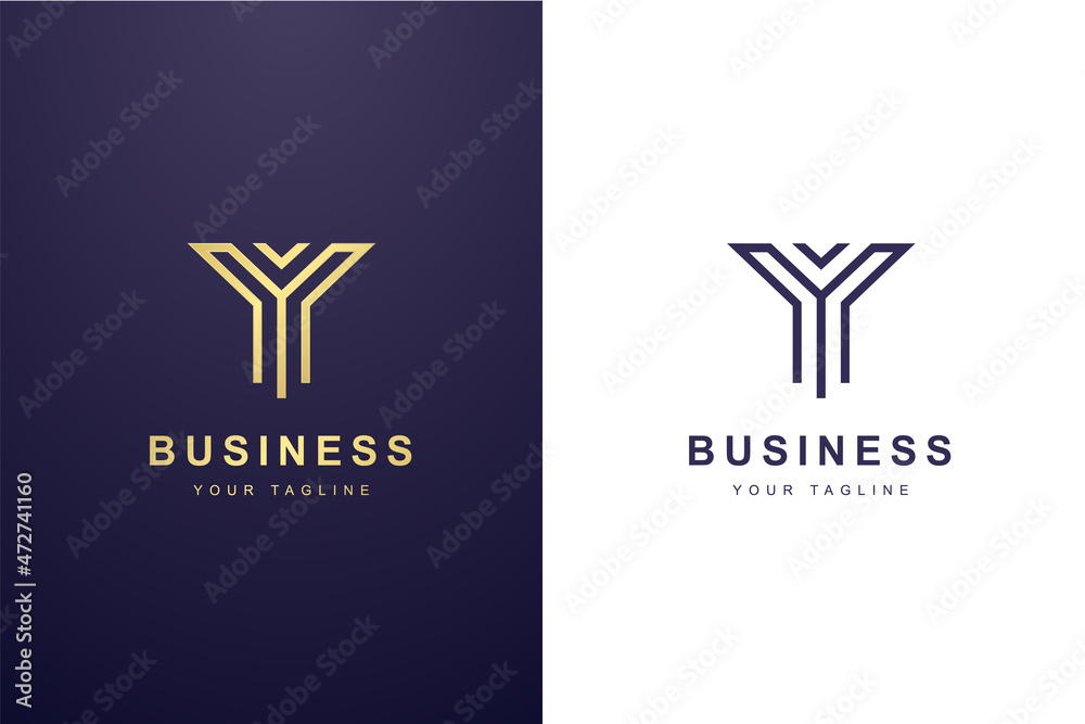 Initial Letter Y Logo For Business or Media Company. Initial Letter Y Logo For Business or Media Company.