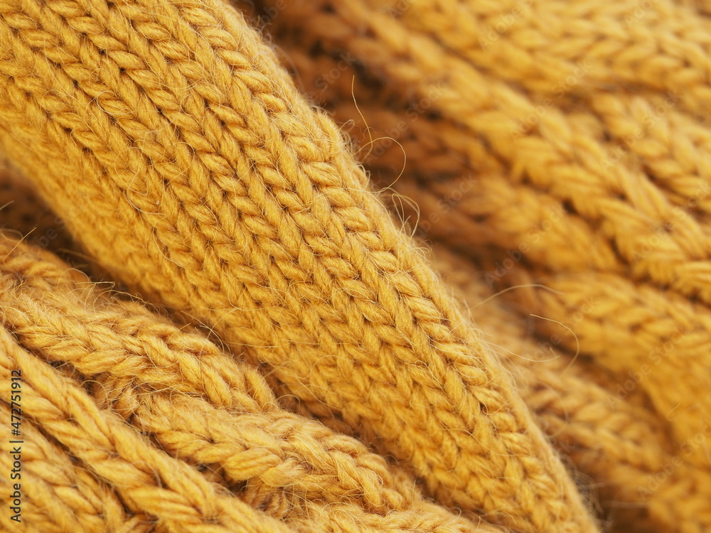 a set of warm yellow clothes. hat mittens and scarf a set of warm yellow clothes. hat mittens and scarf