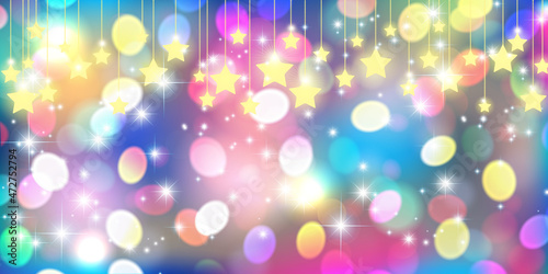 Shining star background