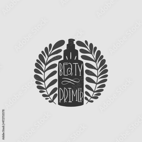 Shape logo design.Hand drawn graphic abstract.Element isolated in white background.