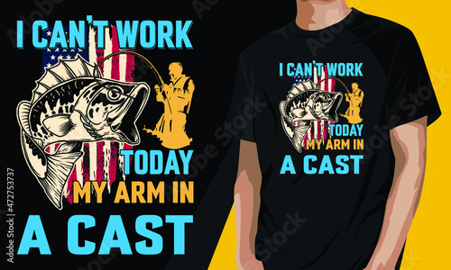 I can't work today my arm in a cast