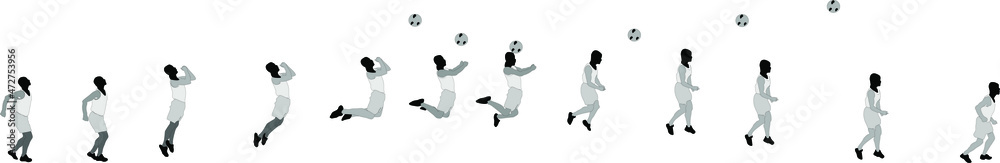  image sequence for animation football header