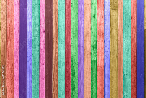 Colorful of wooden background texture.