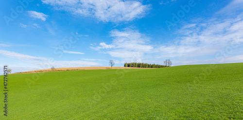 Panorama with beautiful Sky at Oberhenneborn /Germany