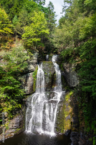 Bushkill Falls in Pocono Mountains region of Pennsylvania  United States of America