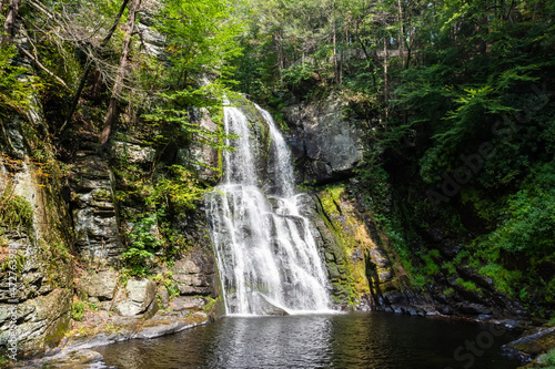 Bushkill Falls in Pocono Mountains region of Pennsylvania  United States of America.