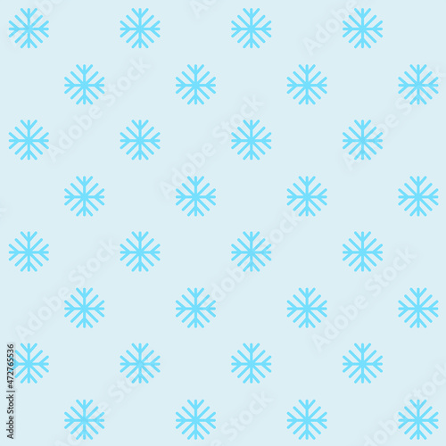 Snowflakes Seamless Pattern - Amazing vector pattern of a snowflake suitable for background, fabric pattern, design asset, halloween, christmas wrapping paper, wallpaper and illustration in general