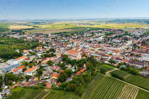 Fototapeta Naklejka Na Ścianę i Meble -  Poysdorf in the Weinviertel region. Famous city and place for wine in Lower Austria.