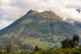 Ecuador. Inter-Andean valley Mount Imbabura. Volcanic ash makes soil good for agriculture