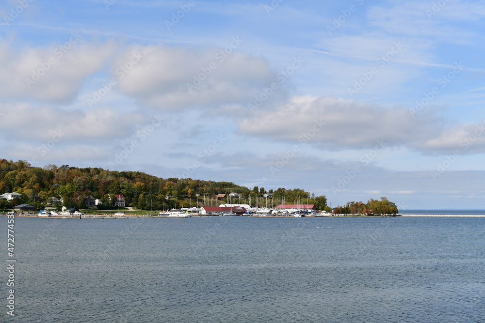 boats in the bay