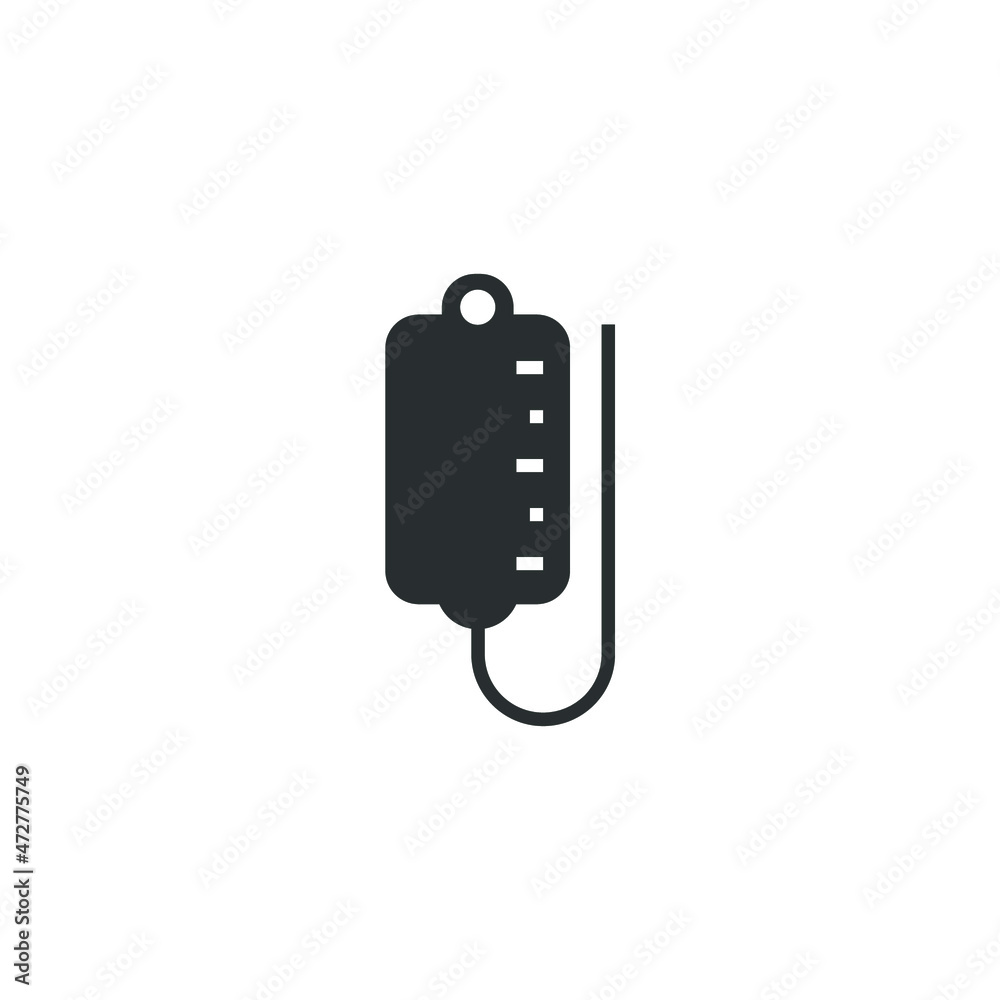 Vector sign of the Blood transfusion symbol is isolated on a white background. Blood transfusion icon color editable. Vector sign of the Blood transfusion symbol is isolated on a white background. Blood transfusion icon color editable.