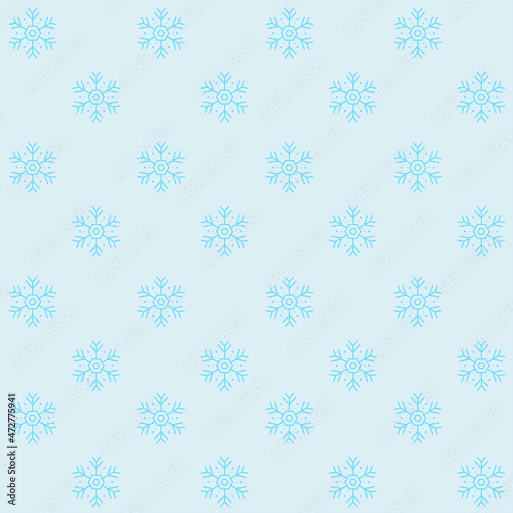 Snowflakes Seamless Pattern - Amazing vector pattern of a snowflake suitable for background, fabric pattern, design asset, halloween, christmas wrapping paper, wallpaper and illustration in general Snowflakes Seamless Pattern - Amazing vector pattern of a snowflake suitable for background, fabric pattern, design asset, halloween, christmas wrapping paper, wallpaper and illustration in general
