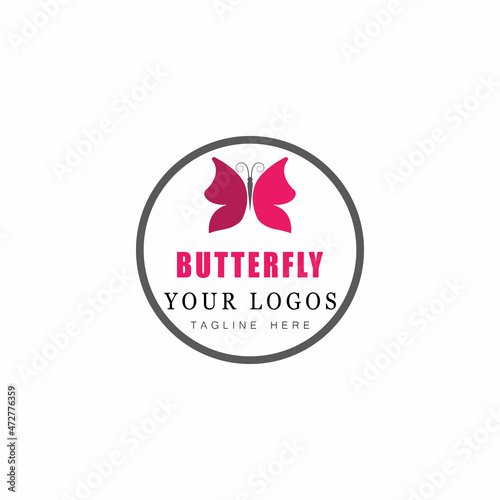 Beauty Butterfly Vector icon design