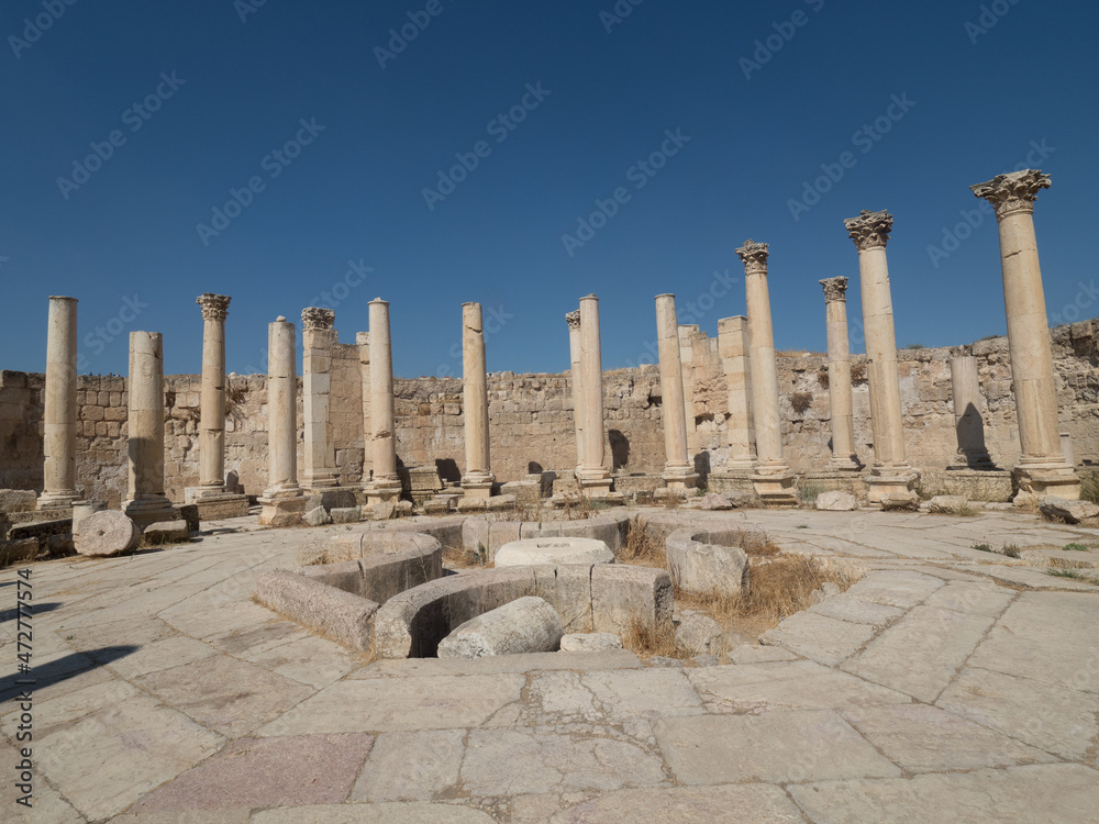 Ciudad romana de Jerash, en Jordania, Oriente Medio, Asia