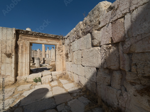 Ciudad romana de Jerash  en Jordania  Oriente Medio  Asia