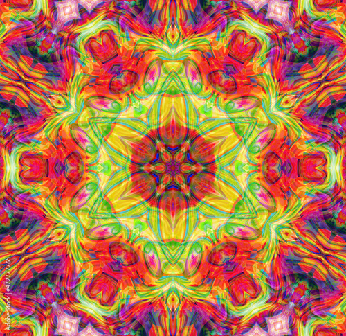 Abstract bright multicolored pattern