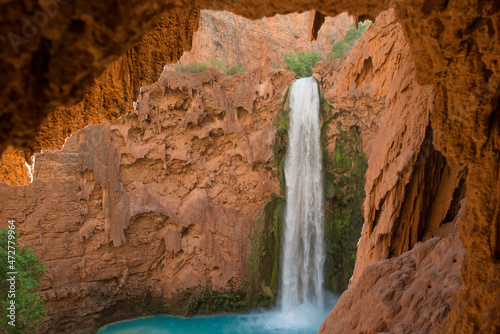 Fotografía Mooney Falls in Havasu Indian reservation.