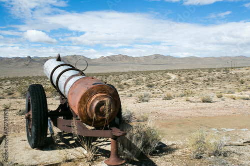 Darwin, California, USA. Old ghost town. photo