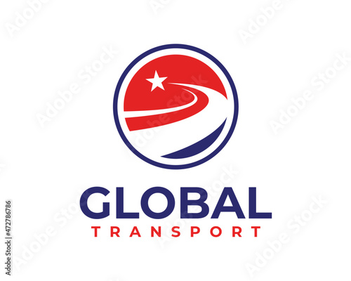 Cargo Logo design. Logistics and Transport Logo design vector