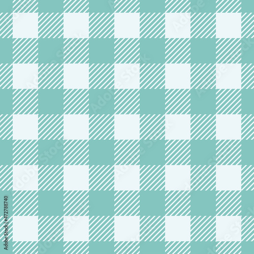 Blue and white plaid seamless pattern