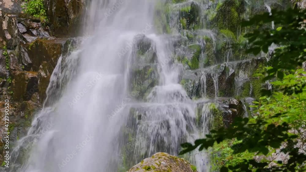 Benevsky or Elomovsky waterfalls - waterfalls in the Primorsky Territory. Benevsky or Elomovsky waterfalls - waterfalls in the Primorsky Territory.