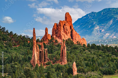 Fototapeta Naklejka Na Ścianę i Meble -  USA, Colorado, Colorado Springs, Garden of the Gods