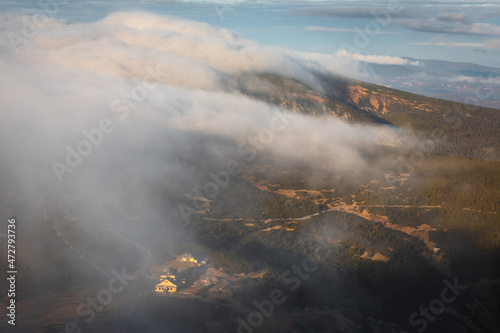 Late autumn views from the highest peak of the Karkonosze Mountains - Śnieżka. © PawelUchorczak