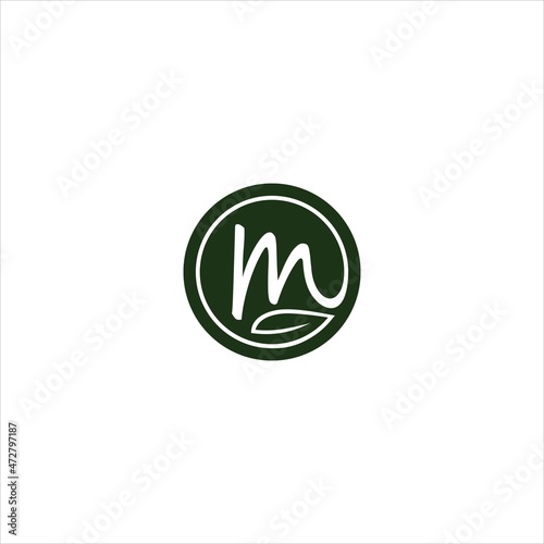 letter m logo vector template leaf Free Download letter m logo vector template leaf - GFXLoad