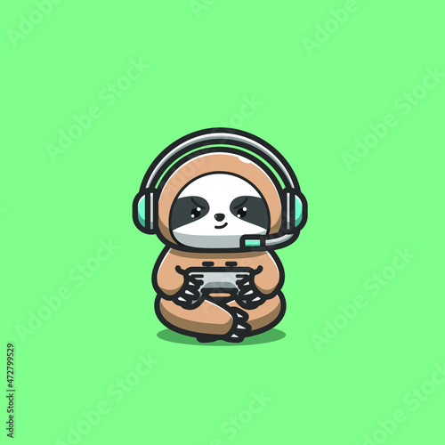 sloth gamer use game control