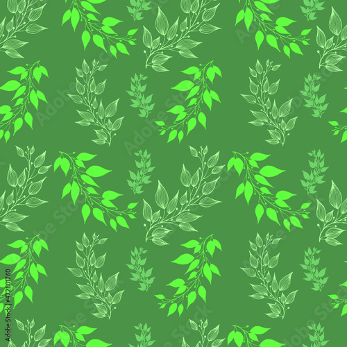 Floral print pattern