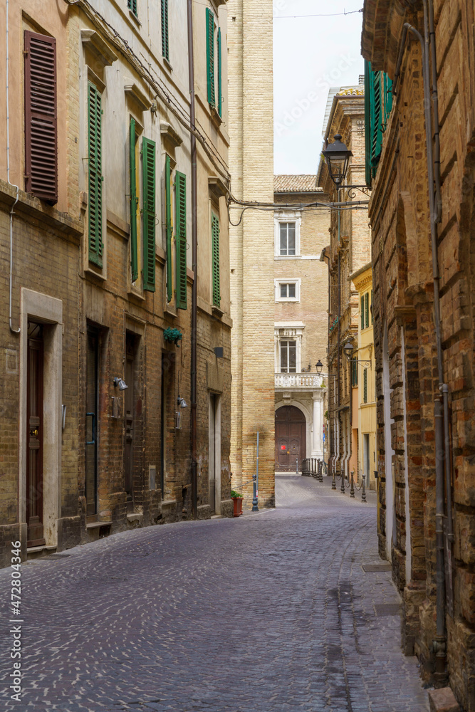 Osimo, historic town of Marche, Italy