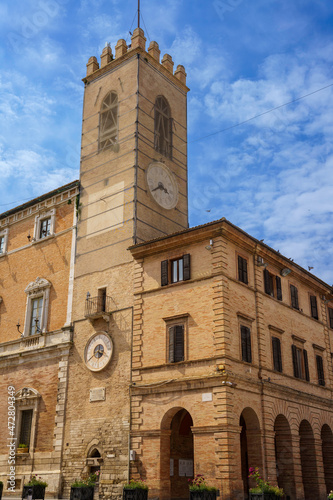 Osimo, historic town of Marche, Italy