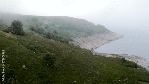 Moody view from A87 Road in Isle of Skye