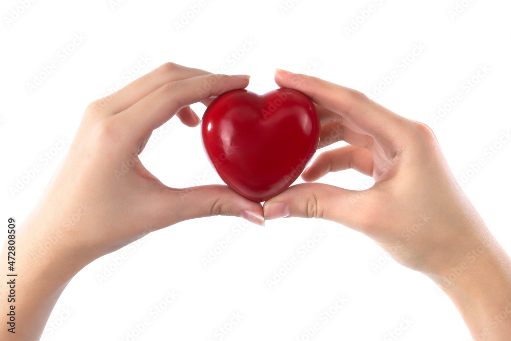 Holding a Red Heart Holding a Red Heart