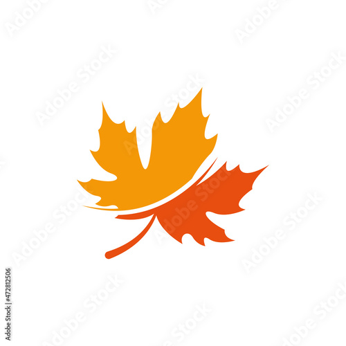 maple leaf logo icon desig template vector