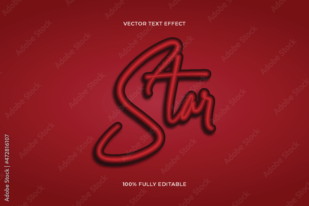 Text effect eps 