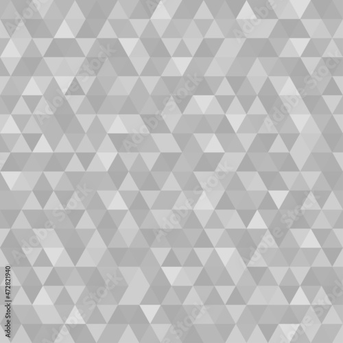 Triangle tiled pattern. Multicolored background. Seamless abstract texture. Geometric wallpaper with stripes. Print for flyers, t-shirts and textiles. Doodle for design. Greeting cards