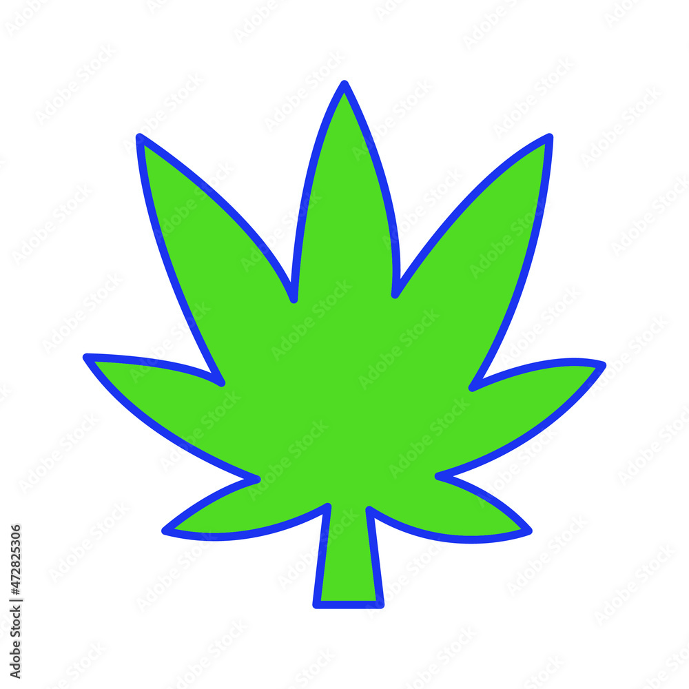 Marijuana Vector icon which is suitable for commercial work and easily modify or edit it

