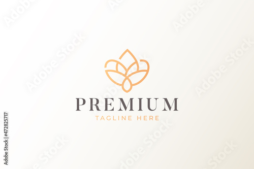 Premium Natural Geometric Shape Logo for Business Feminine Product