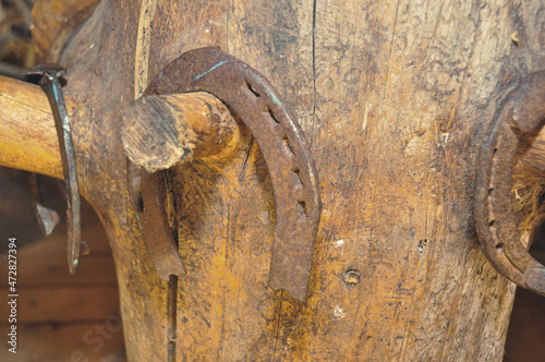 vintage vintage horseshoe old retro