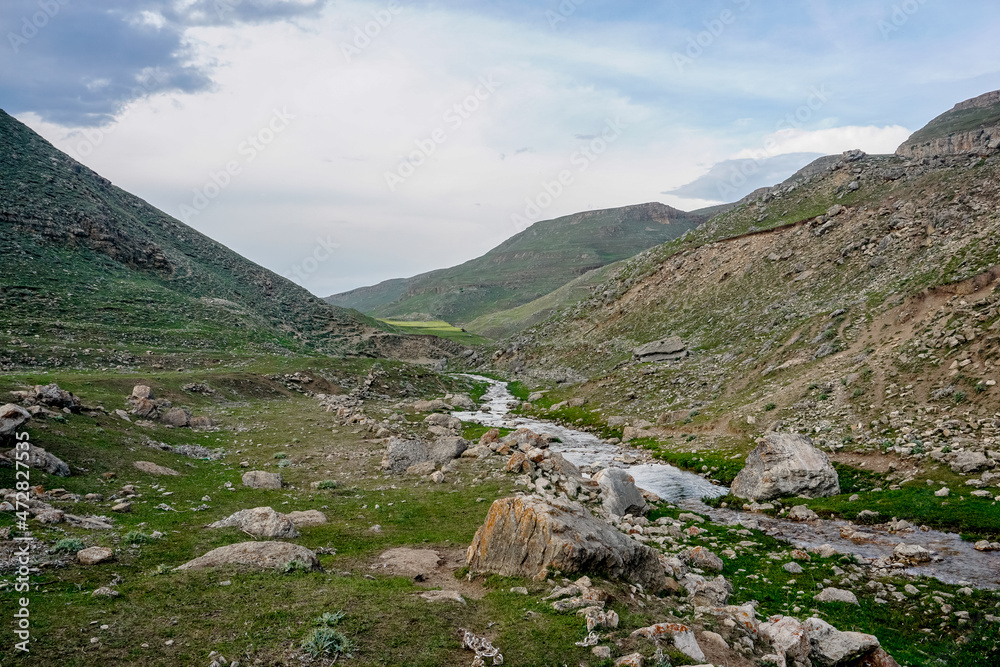 Stream in the mountains of Dagestan