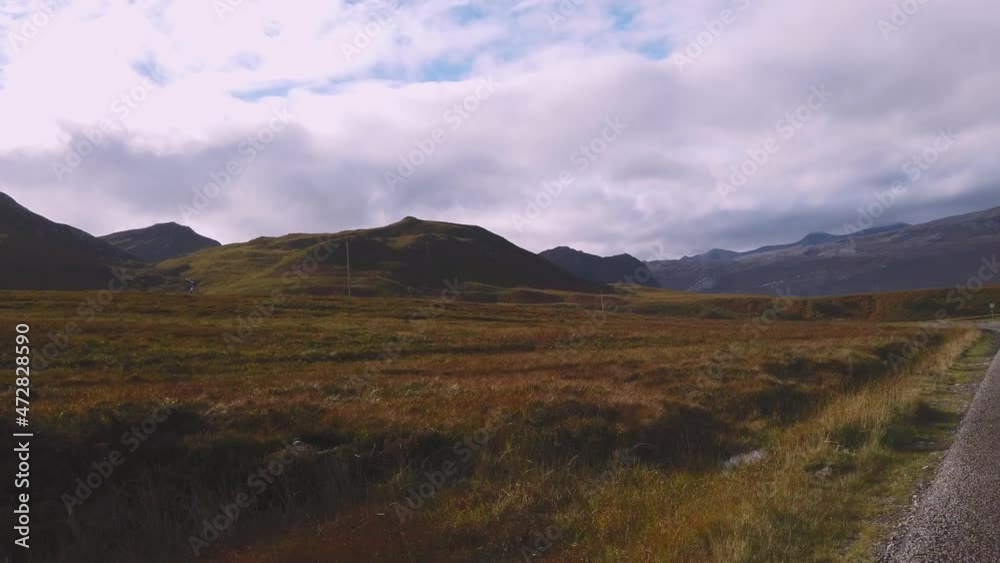 4K Landscape with the mountains, Scotland. 4K Landscape with the mountains, Scotland.