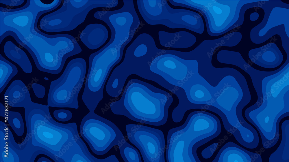 Paper cut background design in blue color. can be used as a PC background, video, or other footage according to your needs Paper cut background design in blue color. can be used as a PC background, video, or other footage according to your needs