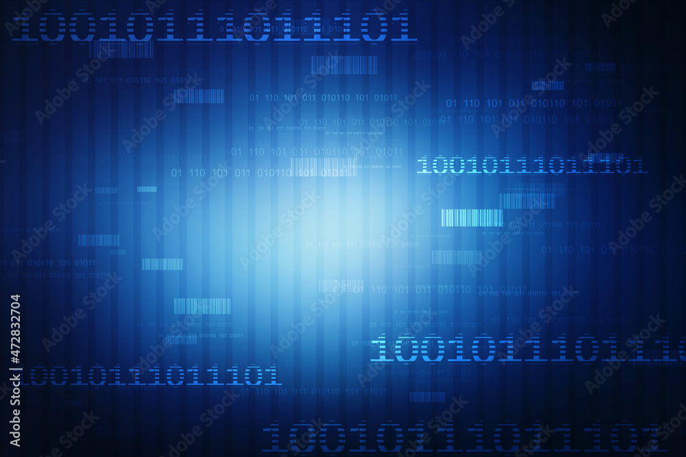 Internet binary data code computing or transmission process, Internet Fiber Optics data Background, Binary Code Background, Digital Abstract technology background