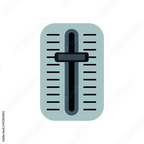 Level Slider Emoji vector illustration