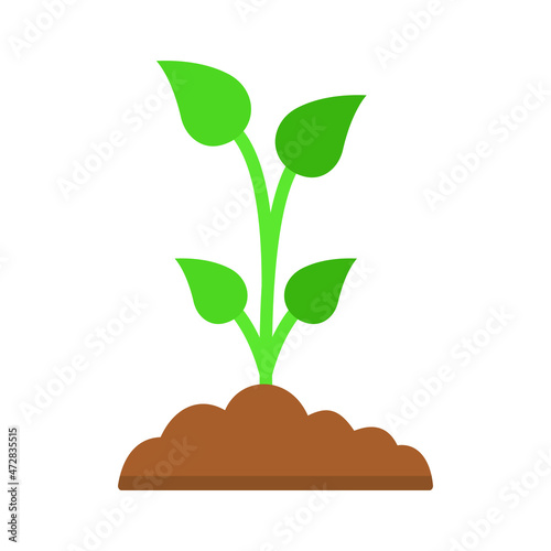 growing tree Vector icon which is suitable for commercial work and easily modify or edit it


