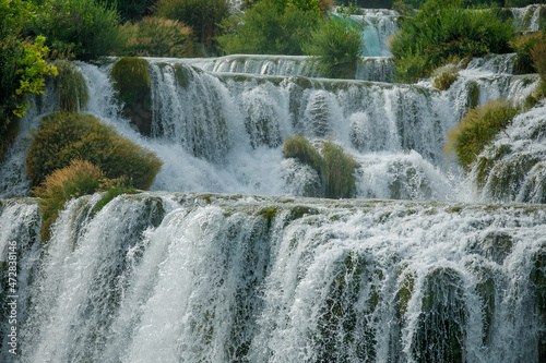 Skradiski Buk Waterfalls  Krka National Park  Croatia