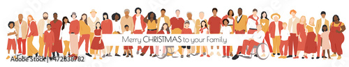 Merry Christmas to your Family banner.