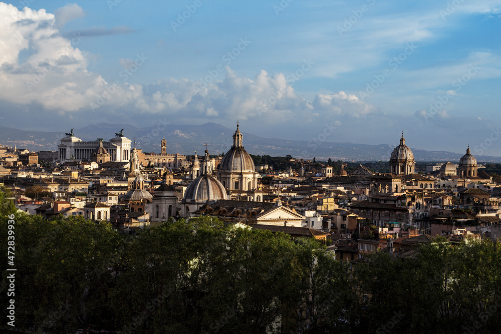 View of Rome from Castel Sant'Angelo