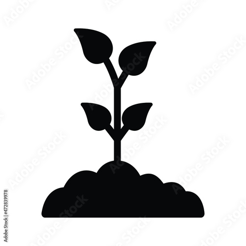 growing tree Vector icon which is suitable for commercial work and easily modify or edit it

